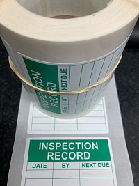 Record Inspection Labels