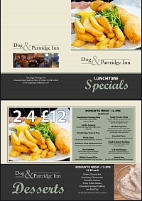Pub menu design