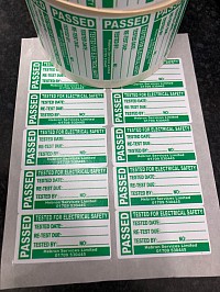 PAT Testing Labels