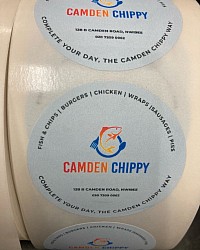 Fish and Chip Shop Labels