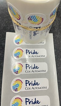 Custom shaped labels
