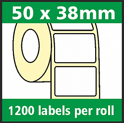 1,200 labels per roll