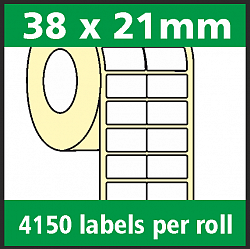4150 labels per roll