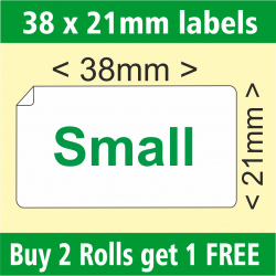 38 x 21mm able-labels