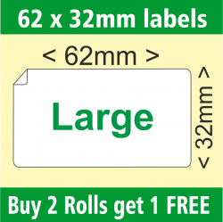 62 x 32mm able-labels